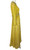 1970s Kreinick Yellow Sequin Long Sleeve Gown