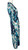 1970s Mirsa Blue Psychedelic Print Maxi Dress