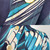 1970s Mirsa Blue Psychedelic Print Maxi Dress