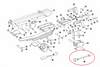Zenith Cox Flexion Table Rear Rotational Lock and UnLock Handle Assembly, Zenith Cox Flexion Lock Handle, Cox Lock Handle, Zenith Lock Handle, Zenith Cox Rotation Lock Handle, Rotation Lock Handle, Rotation Handle, Rotation Knob, Cox Lock Knob, Cox Table Parts
