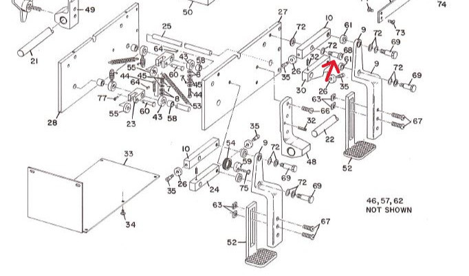 Zenith 320 Kicker Lower Shoulder Bolt, Zenith 320 Kicker Shoulder Bolt, Zenith 320 Table part, Zenith 320 Table part, Zenith 320 chiropractic Table part, Zenith 320 adjusting Table part, Zenith Bolt, Zenith 320 Bolt, 320 Bolt
