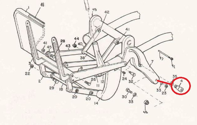 Zenith II Rocker Arm Bottom Bolts