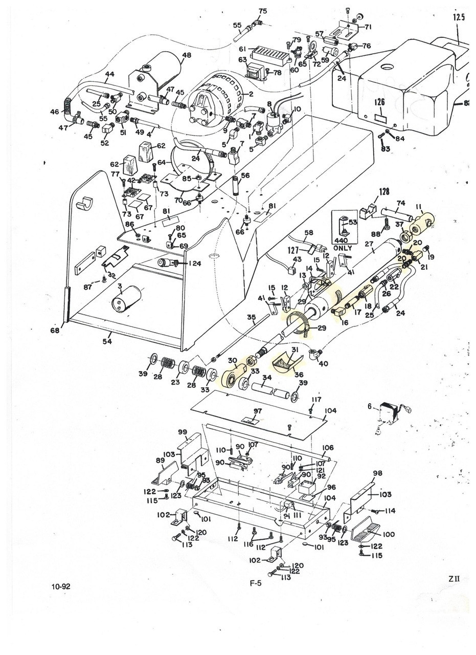 Zenith II Hydraulic Cylinder, Zenith III Hydraulic Cylinder, Zenith Main Lift Cylinder, Replacement Zenith II Hydraulic Cylinder, Replacement Zenith III Hydraulic Cylinder, Replacement Zenith II Hydraulic Cylinder for sale, Replacement Zenith III Hydraulic Cylinder for sale, Zenith Cylinder, Zenith Hydraulic Cylinder, Hydraulic Cylinder, Zenith table parts