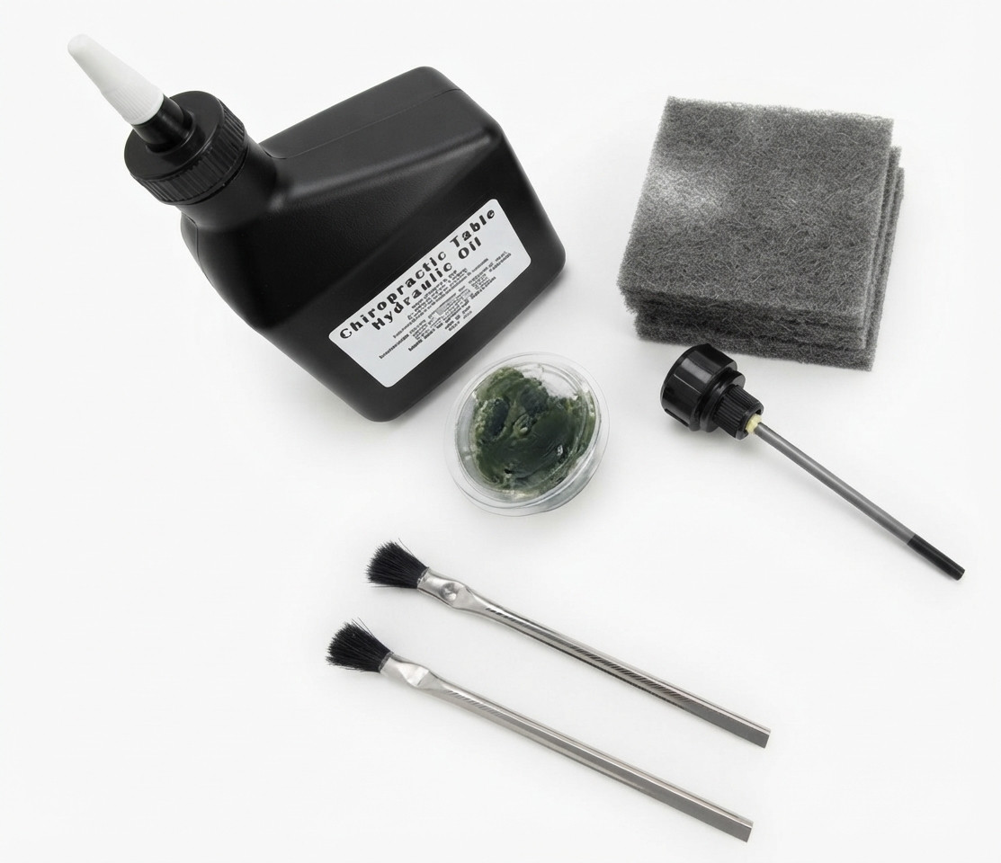 Zenith Chiropractic Table Tune Up Kit with DipStick, Zenith Table Tune Up Kit with DipStick, Zenith Tune Up Kit with DipStick, Zenith Tune Up Kit, Zenith Hydraulic Oil, Zenith Dipstick, Zenith Table Parts