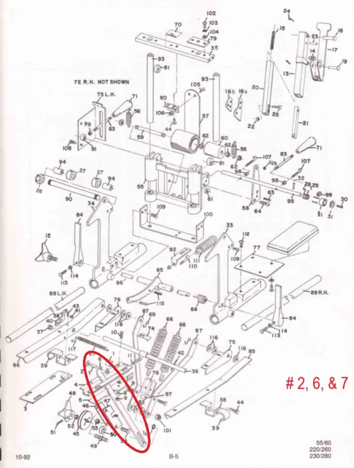 Zenith Breakaway Abdominal Notch Bar Kit, Replacement Zenith Breakaway Abdominal Notch Bar Kit, Zenith Table Breakaway Abdominal Notch Bar Kit, Zenith Breakaway, Zenith Breakaway Notch Bar, Zenith Notch Bar, Zenith Bar, Zenith Table Parts
