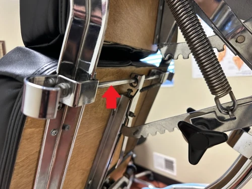Zenith III Abdominal Breakaway Lock Bar, Zenith III Abdominal Lock Bar, Zenith III Abdominal Rod, Zenith 3 Table Abdominal Bar, Zenith Table Bar, Zenith Abdominal Lock Bar, Zenith Breakaway Bar, Breakaway Bar, Zenith Abdominal Bar, Zenith Table Parts