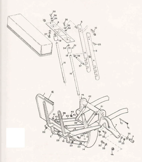 Zenith ANKLE REST GUIDE LEFT SIDE,Zenith ANKLE REST GUIDE LEFT ,Zenith ANKLE REST GUIDE for sale,Zenith ANKLE REST