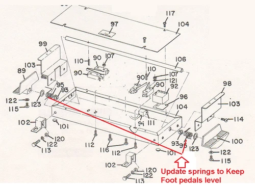 Zenith II Sure Step Update Spring, Zenith Sure Step Update Spring, Zenith II Sure Step Spring, Zenith Sure Step Spring, Zenith II Surestep Update Spring, Zenith Surestep Update Spring, Zenith Spring, Zenith Table Parts, Foot Pedal Spring, Sure Step Spring, Footswitch Pedal