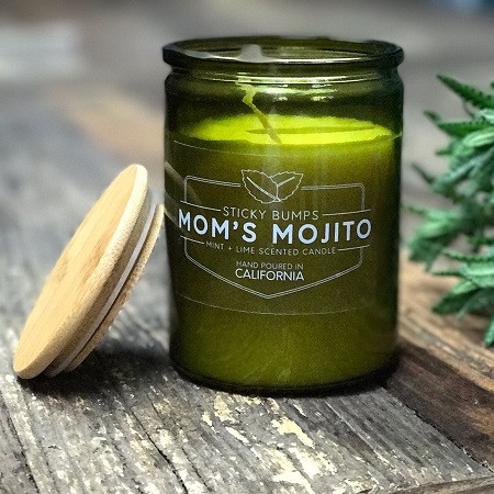 Mom's Mojito Candle | 10oz Glass | Sticky Bumps