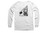 Back of Sticky Bumps Long Sleeve T-Shirt Zombie in white.