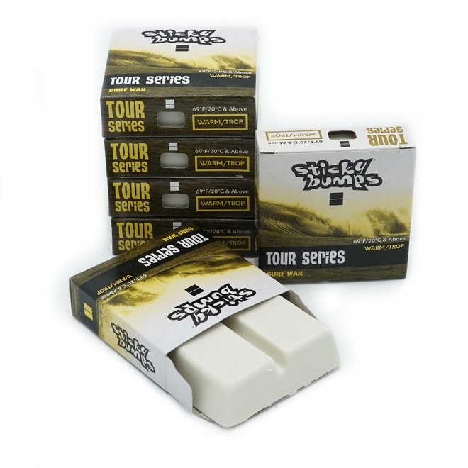 Tour Series Warm/Tropical Surf Wax 6-pack | Sticky Bumps