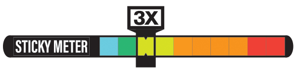 Sticky Bumps Tour Series Grip Rating: 3x