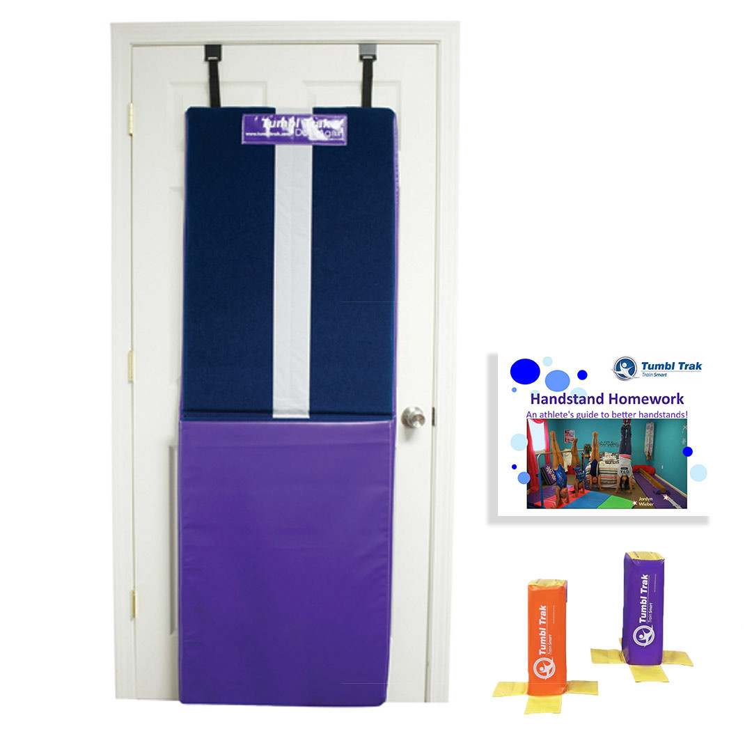 Tumbl Trak: Handstand Homework Mat Bundle 1 for Gymnastics
