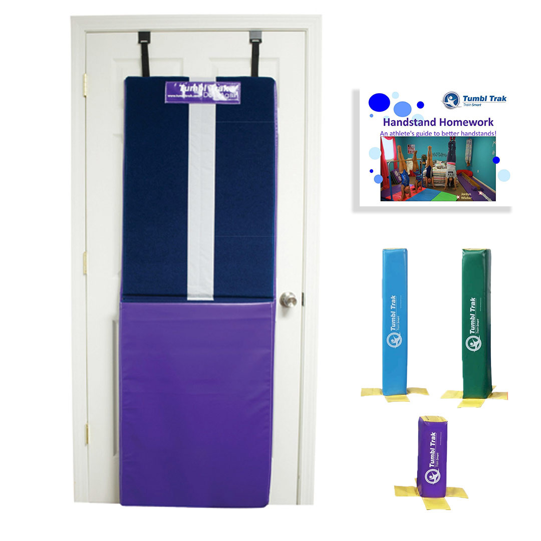Tumbl Trak: Handstand Homework Mat Bundle 2 for Gymnastics