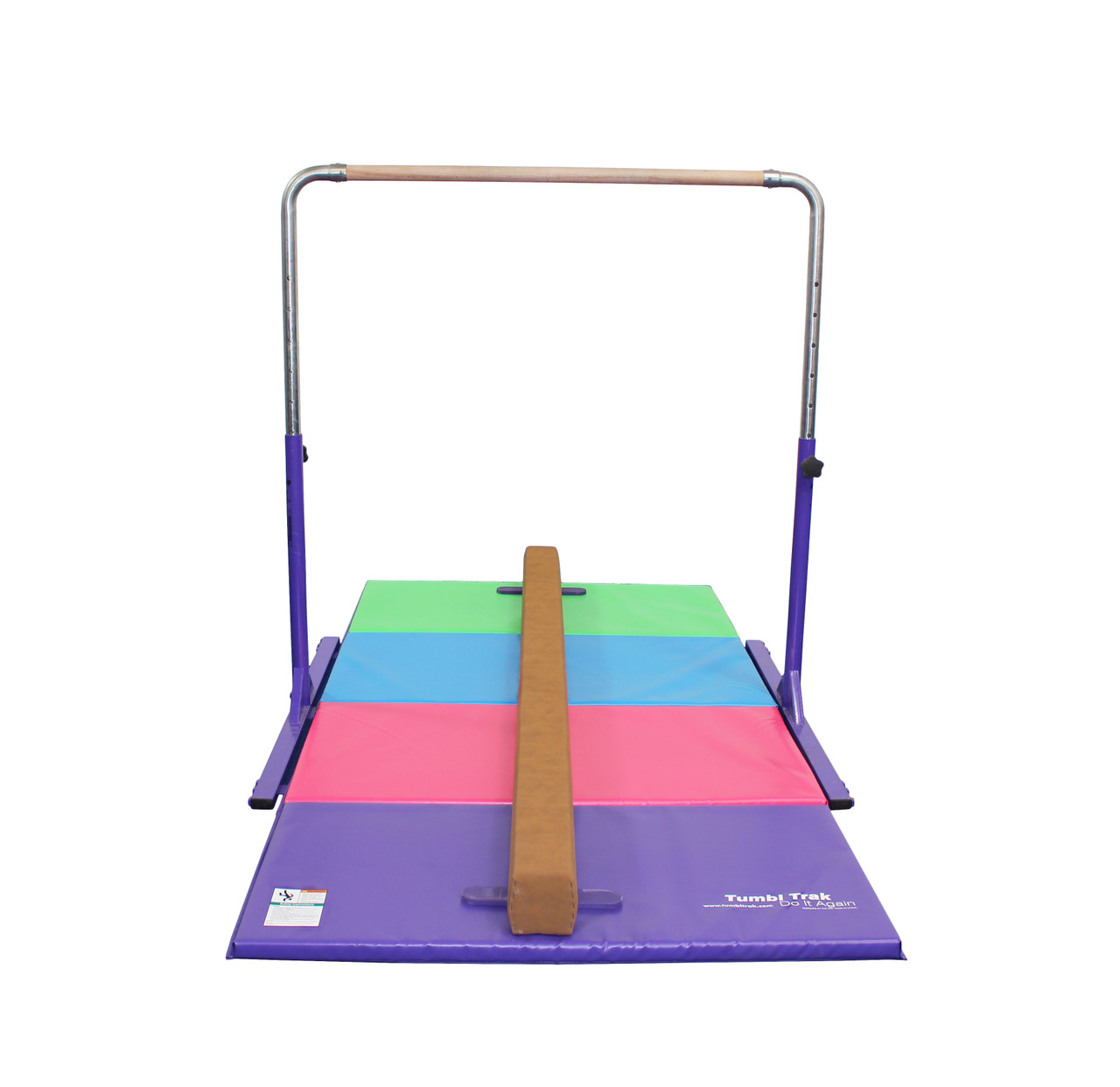 Tumble track gymnastics bar clearance