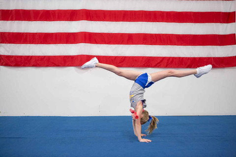 Tumbl Trak: Open Shoulder Trainer for Gymnastics Cheer Dance