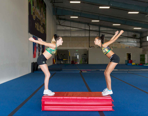 Tumbl Trak: Home Practice Mat for Gymnastics Cheer Dance Martial Arts