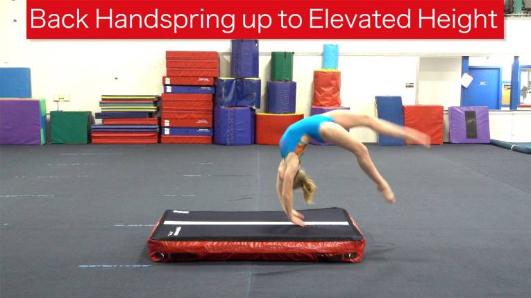 Play Video - Back Handspring up to an Elevated Height
