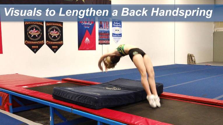 Play Video - Using Visuals to Lengthen a Back Handspring