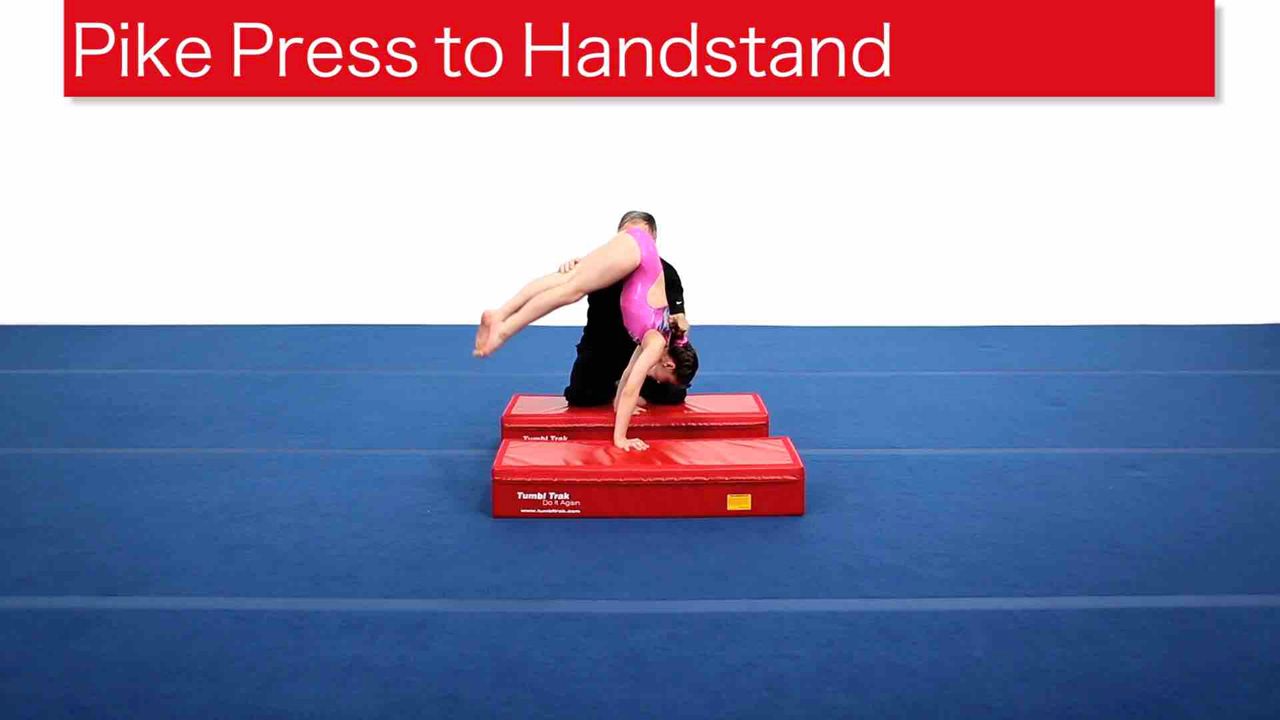 Play Video - Pike Press to Handstand