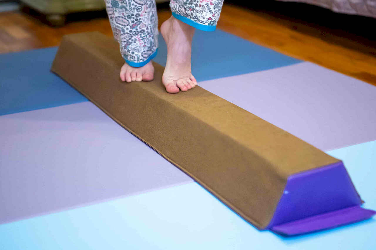 Tumbl Trak: Sectional Balance Beam for Gymnastics