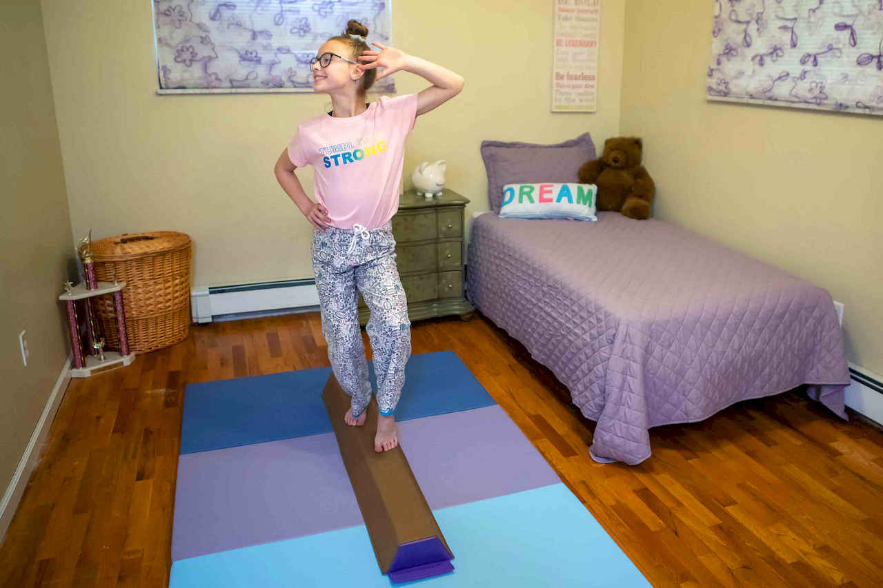 Tumbl Trak: Sectional Balance Beam for Gymnastics