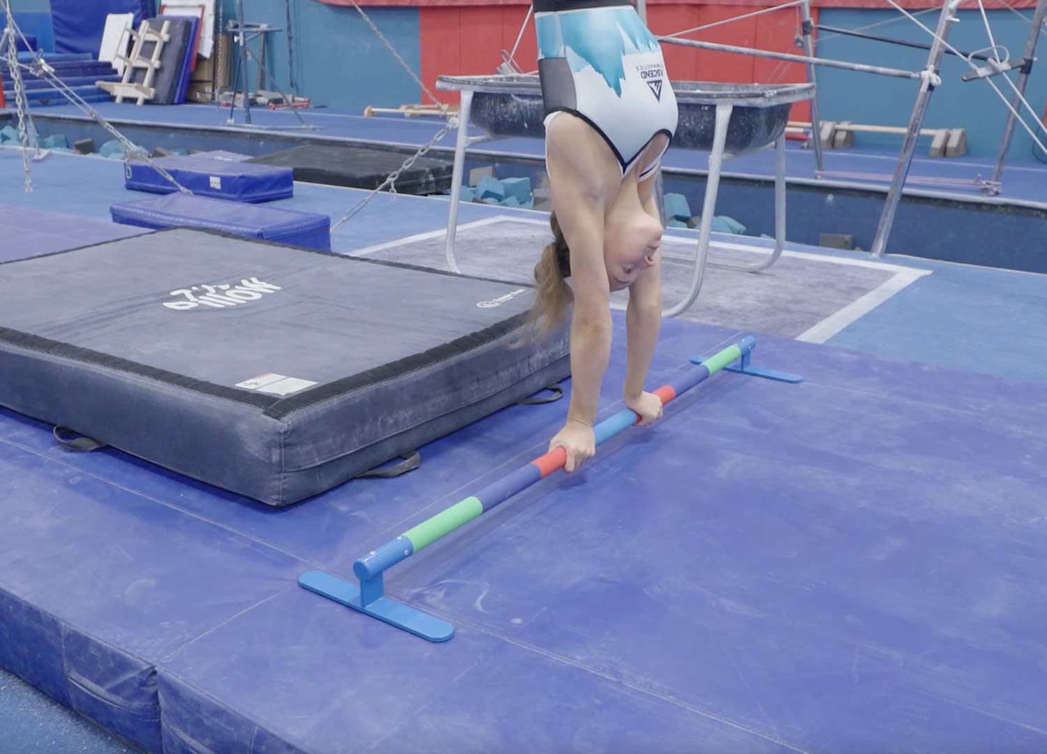 Perfect Placement Gymnastic Floor Bar - Main Image