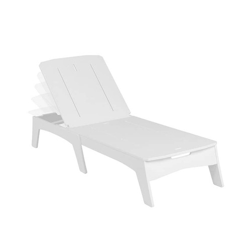 White Mainstay Chaise