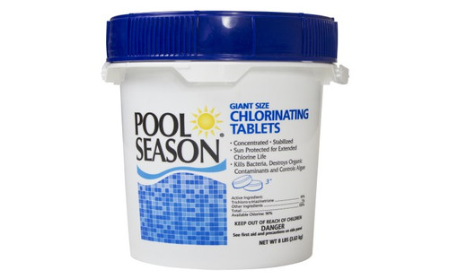 8 lbs 3" Giant Size Chlorinating Wrapped Tablets