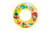 Transparent Swim Rings Assorted 24" Deflated