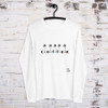 Coffee-Dots with Palms. Long sleeve,
White, happy face logo.