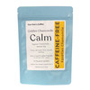 Golden Chamomile Calm caffeine-free herbal tea in a light blue pouch – Coo Coo’s Coffee, 15 pyramid sachets.