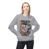 Brew in Chaos – Abstract Coffee Art Crewneck