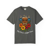 “Pepper gray Tiki Time Coffee Time Tee – coffee lovers tropical tiki design”
