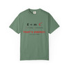 THAT’S ENERGY tee in Light Green — sage calm, clean equation print — Coo Coo’s Coffee.