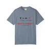 THAT’S ENERGY tee in Blue Jean — weekend wash with bold red “THAT’S ENERGY.” — Coo Coo’s Coffee.