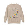 Every Bead Tells a Story bravery beads crewneck sweatshirt in sand – front print