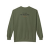Olive green bravery beads crewneck sweatshirt with For Jaxen For Every Kid text