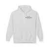 For Jaxen. For Every Kid. text with small bead wave on front of white unisex hoodie.