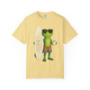 Bert Surf & Sip tee on Butter (yellow), front view