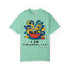 I Sip, Therefore I Am – Coffee Philosophy Graphic Tee
