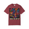 Wake The Art Up Coffee Art Tee