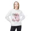 Petals And Pour Overs Fleece Crewneck Sweatshirt