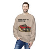 Runs On V-60 Not V-8 Fleece Crewneck Sweatshirt
