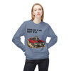 Runs On V-60 Not V-8 Fleece Crewneck Sweatshirt