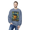 Drip Like Dali Fleece Crewneck Sweatshirt