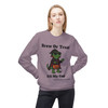 Brew Or Treat Fill My Cup Fleece Crewneck Sweatshirt