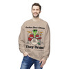 Geckos Don't Sleep They Drum Fleece Crewneck Sweatshirt