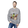 Geckos Don't Sleep They Drum Crewneck Sweatshirt | Drummer Bert Fleece | Coffee Lover Gift