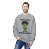 Brew First Think Later Fleece Crewneck Sweatshirt
